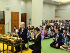 New Nirvana Buddha image enshrined at the Eunos temple