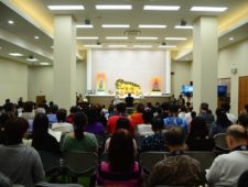 New Nirvana Buddha image enshrined at the Eunos temple